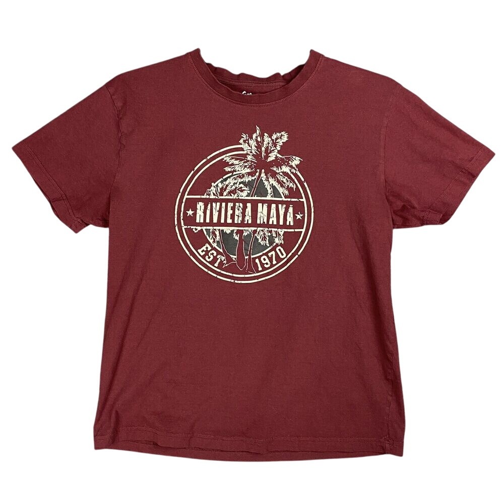 Riviera Maya‎ Mexico Shirt Mens Large Souvenir Graphic Travel Beach Vacation